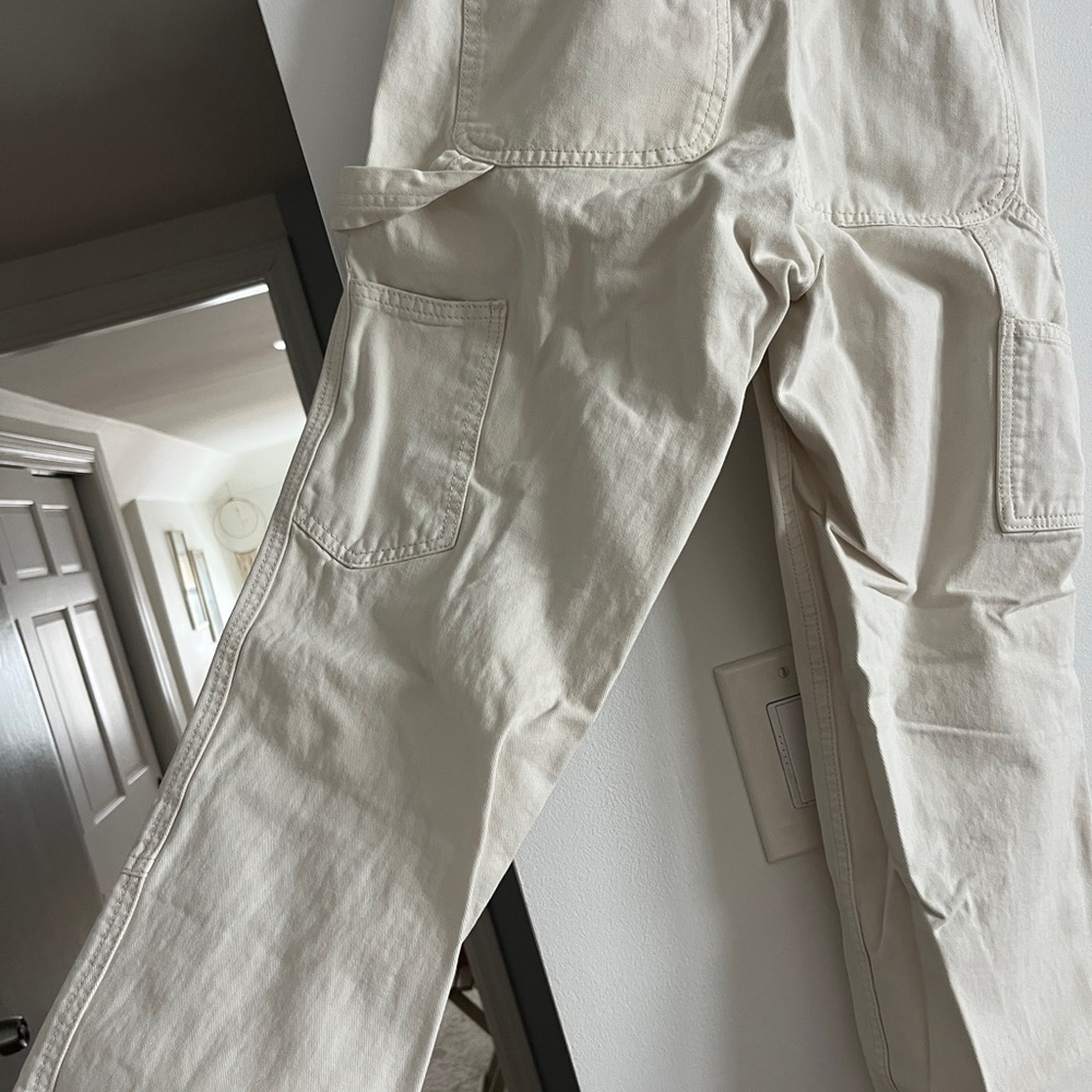 John Galt Brandy Melville Beige Cargo Pants